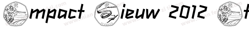 Impact Nieuw 2012 It字体转换